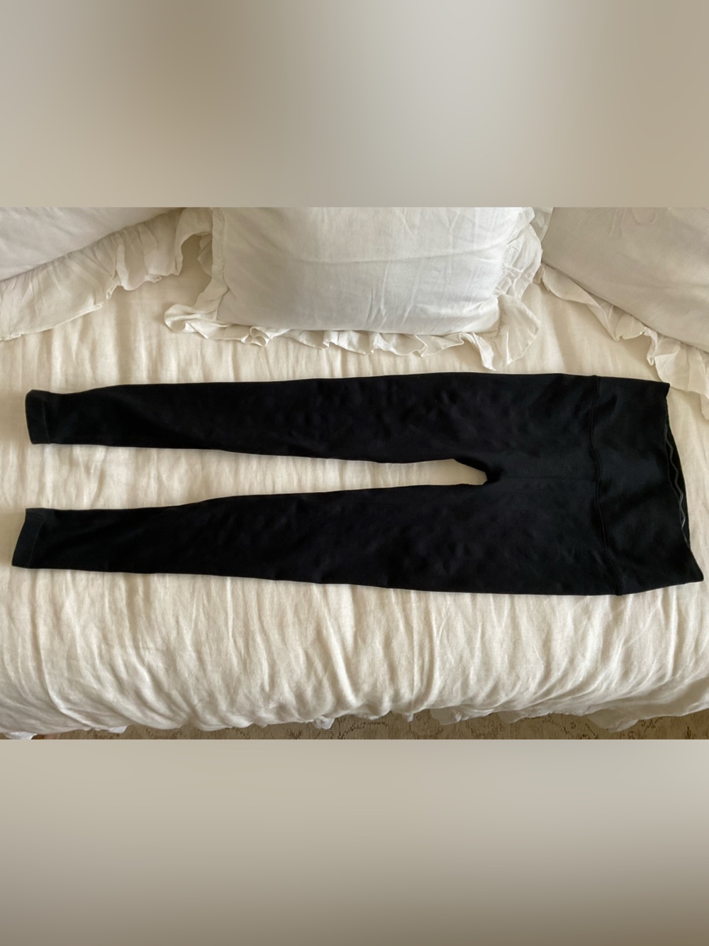 Spiritual Gangster Black Ribbed High-Waist Leggings